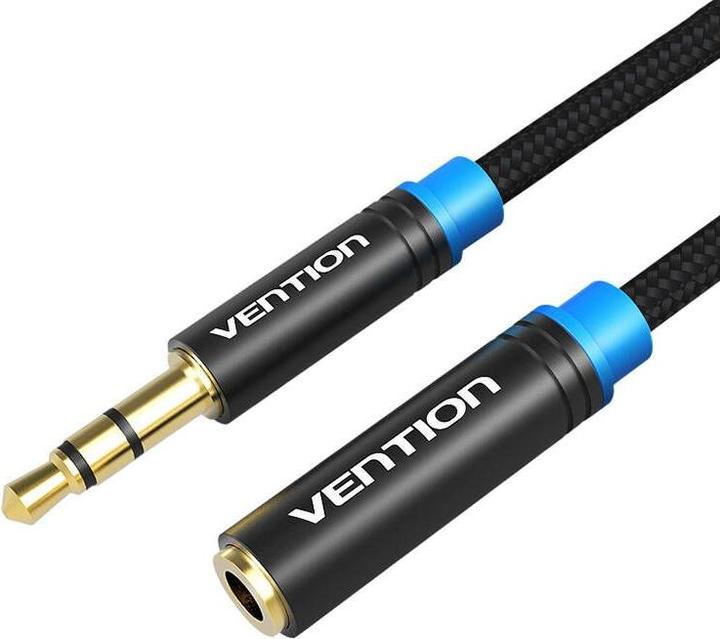 Immagine prodotto Vention Prolunga audio intrecciata da 3,5 mm da 1 m VAB-B06-B100-M Nero (1 m)