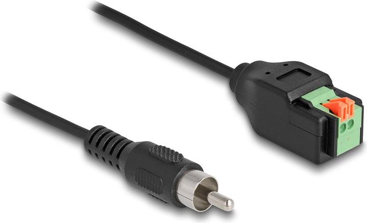 Produktbild Delock Kabel Cinch Stecker zu Terminalblock Adapter mit Druc
