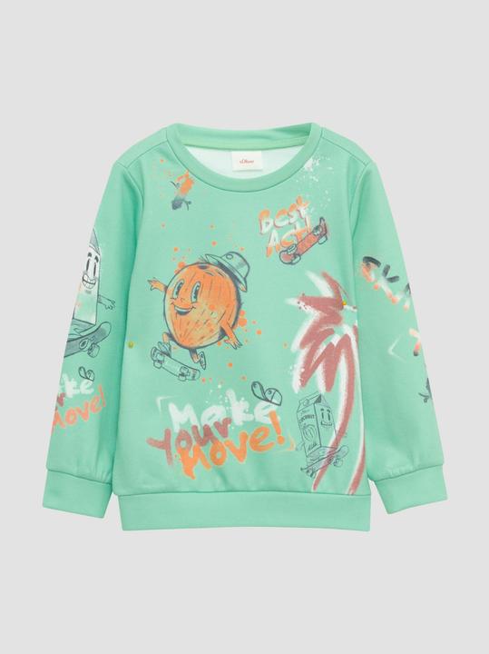 Immagine prodotto S.Oliver Sweatshirt Weiches Sweatshirt mit All-over-Print (140)