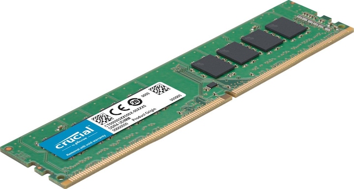 Crucial Desktop Memory (1 x 16GB, 3200 MHz, RAM DDR4, DIMM)