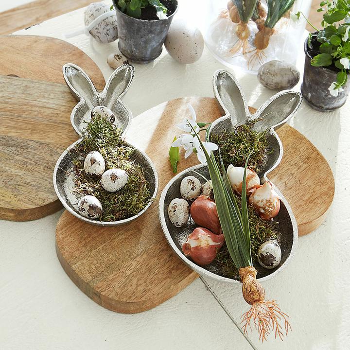 Produktbild Loberon Schale 2er Set Morive silber