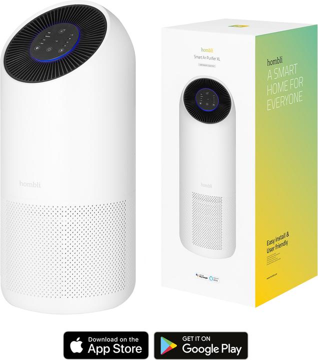 Actual product image Hombli Smart Air Purifier XL, White (75 m²)