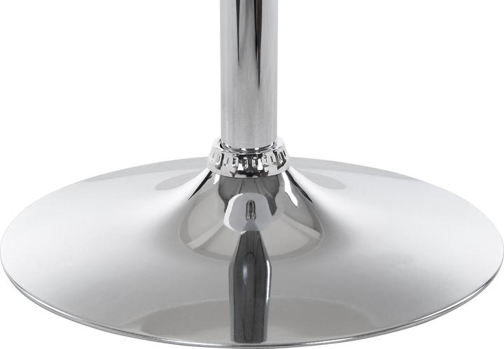 Image du produit CLP Table haute ronde, blanche (60 x 108 x 60 cm)