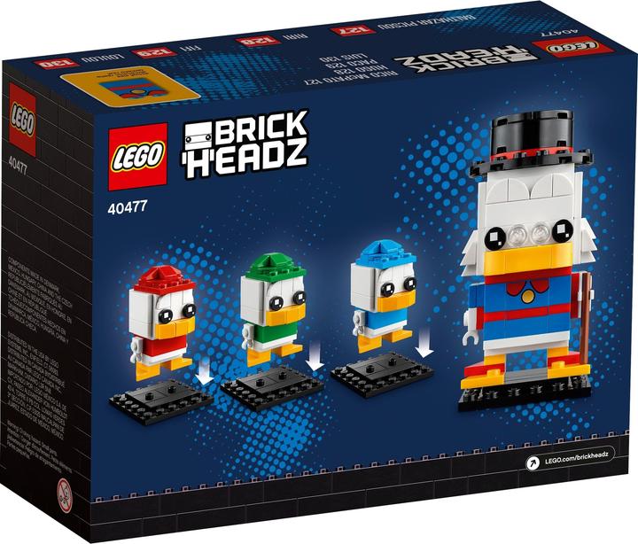 Immagine prodotto LEGO BrickHeadz - Scrooge McDuck, Tick, Trick e Track (40477, LEGO Brickheadz)