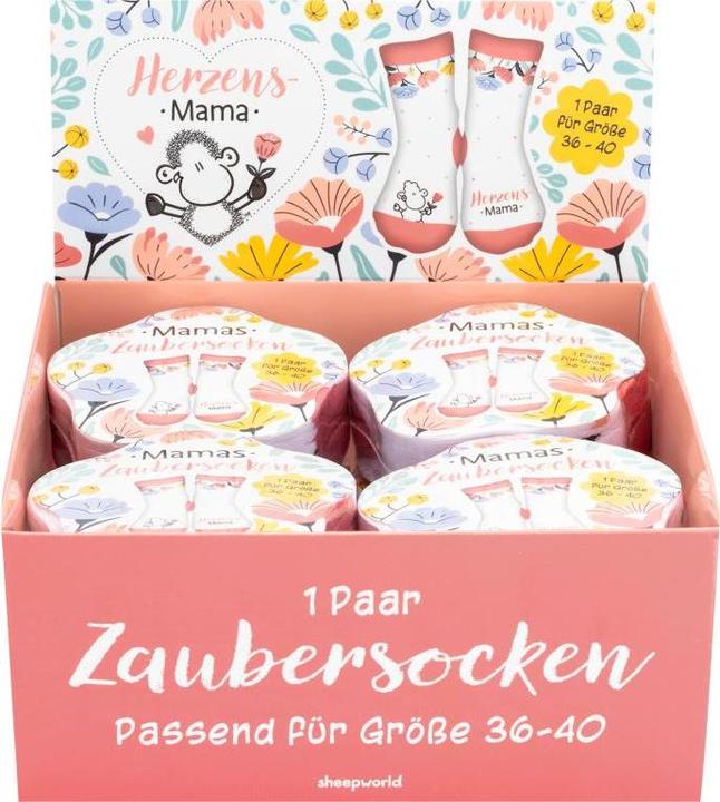 Image du produit Sheepworld Socken Herzensmama, Grösse 36 - 40, Produkttyp: Socken (Une unité par pack, 36 - 40)