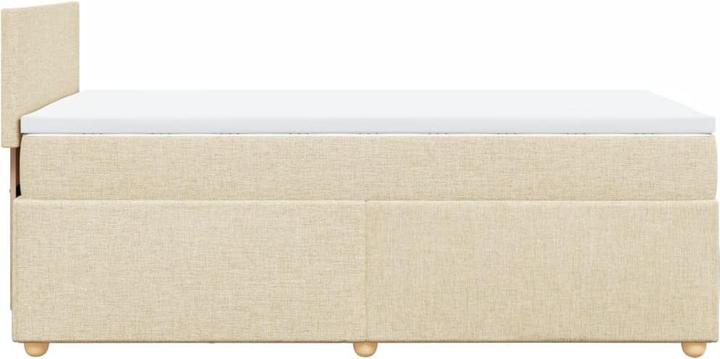 Produktbild VidaXL Bo x springbett mit Matratze 90 x 200 cm Stoff (90 x 200 cm, 90 x 200 cm)