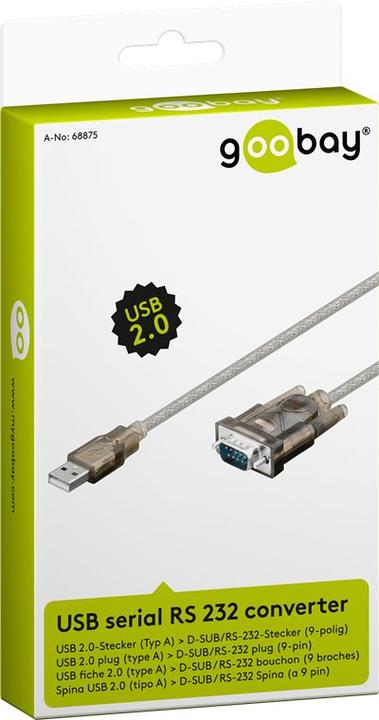 Image du produit Goobay Convertisseur USB série RS232 (1.50 m)