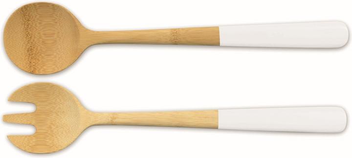Image du produit Pebbly Couverts à salade blancs, 31 cm (Serveurs à salade)