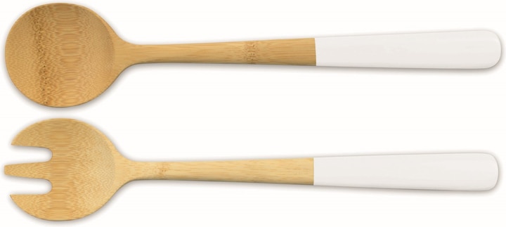 Pebbly Salatbesteck weiss, 31 cm (Salatbesteck)