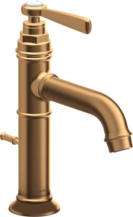 Axor Montreux single lever washbasin mixer 100, pop-up waste, 142mm projection