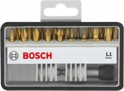 Produktbild Bosch Professional Zubehör Bit-Set 19teilig Accessories R (S0.6x4.5-S1.0x5.5, S1.2x8.0, HEX6 + QC UH, HEX5, HEX4, PH2, T15, T10, T30, PH1, PZ2, SL 0.8 x 5.5, T20, PH3, T25, PZ3, T40, PZ1)