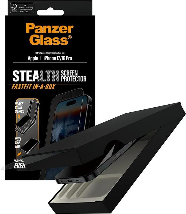 Image du produit PanzerGlass Stealth Screen Protector (1 pcs, Apple iPhone 17)