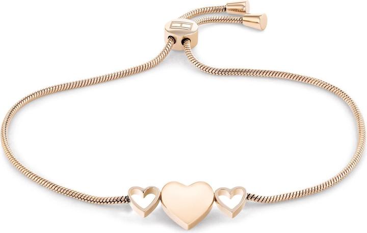 Immagine prodotto Tommy Hilfiger Bracciale con cuore appeso (16.50 cm, Acciaio inossidabile)