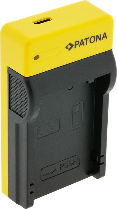 Actual product image Patona Slim USB charger with USB-C input for Canon LP-E8, LPE8, EOS 550D, 600D, 650D, 700D (Camera battery charger)