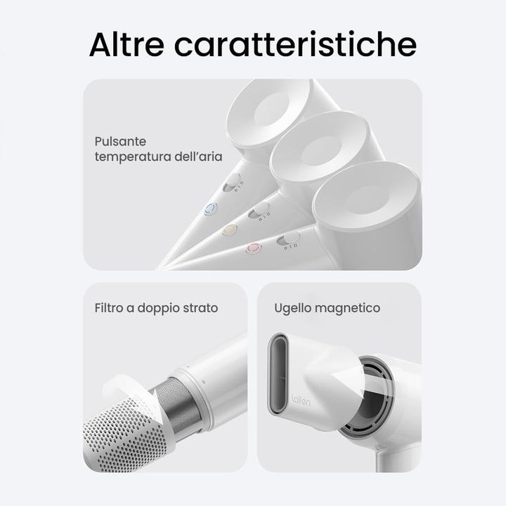 Actual product image Laifen SE Lite WHI - 1 attachment (1400 W)