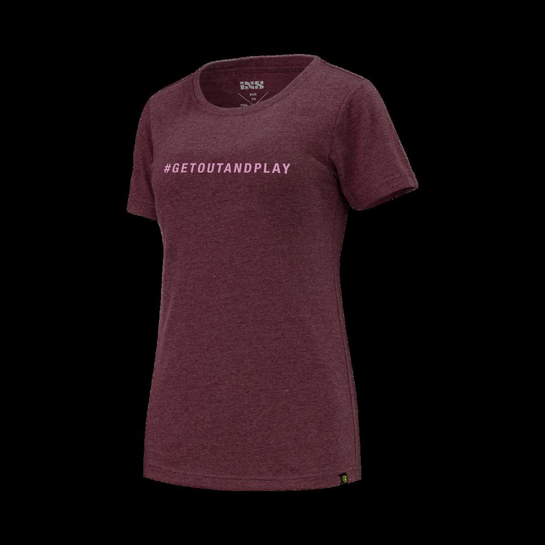 Thumbnail - iXS, Damen, Sportshirt, organic Tee Damen (getoutandplay) (34), Grau, 34