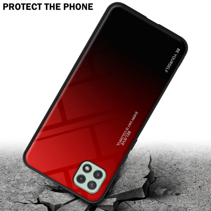 Actual product image Cadorabo TPU 2 colors glass envelope (Samsung Galaxy A22 5G)