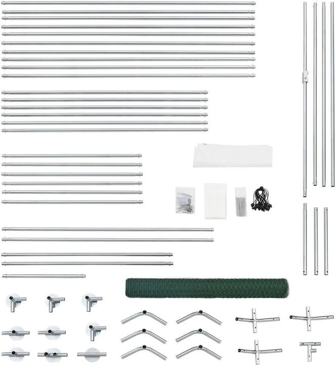 Image du produit Hauptner Enclos HLS25T 3x4x2 m pour poules