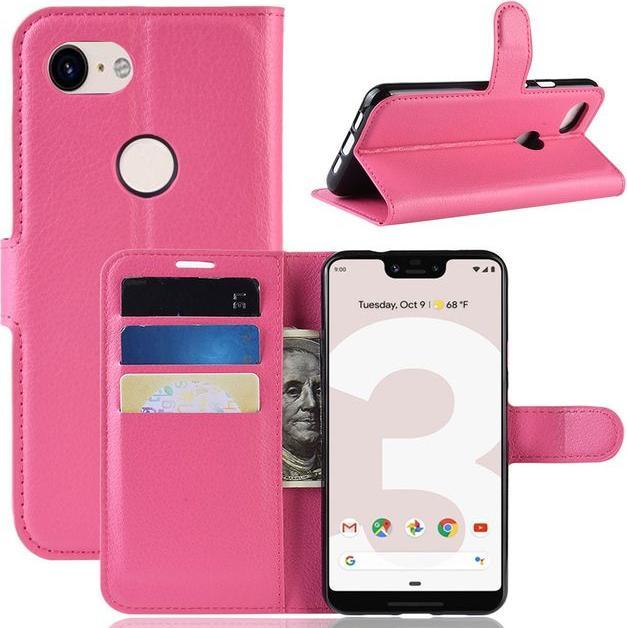 Produktbild MU Classic Litchi Leder Bookcover Series (Google Pixel 3a XL)