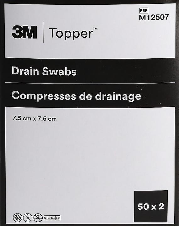 Actual product image Topper Slit compresses sterile