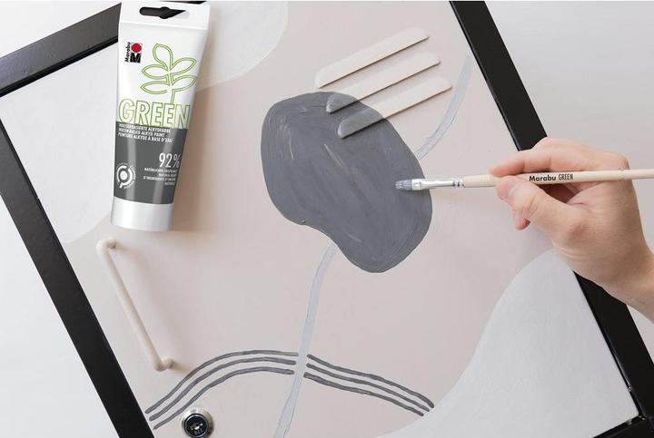 Actual product image Marabu Craft Paint Alkyd Paint Green Slate, 100 ml (100 ml)