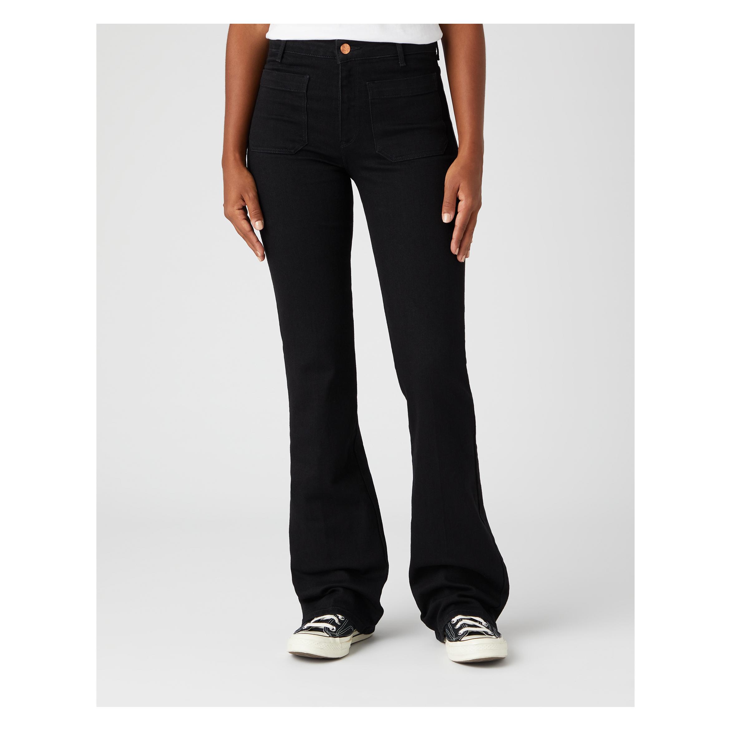Wrangler, Vrouwen, Jeans, Fakkel, Zwart, (W32/L32)