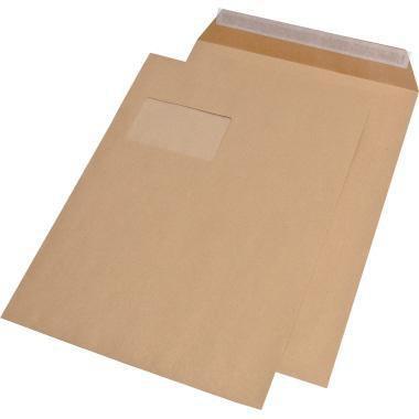 Mailmedia Envelopes C4 mF/hk brown 90g pack 250 pieces