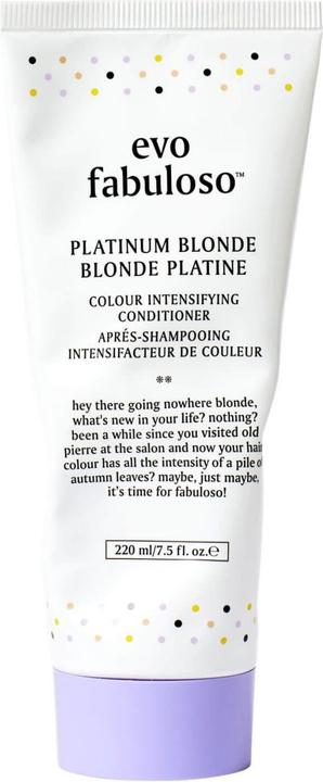 Immagine prodotto Evo Trattamento potenziatore del colore biondo platino Fabuloso (220 ml)