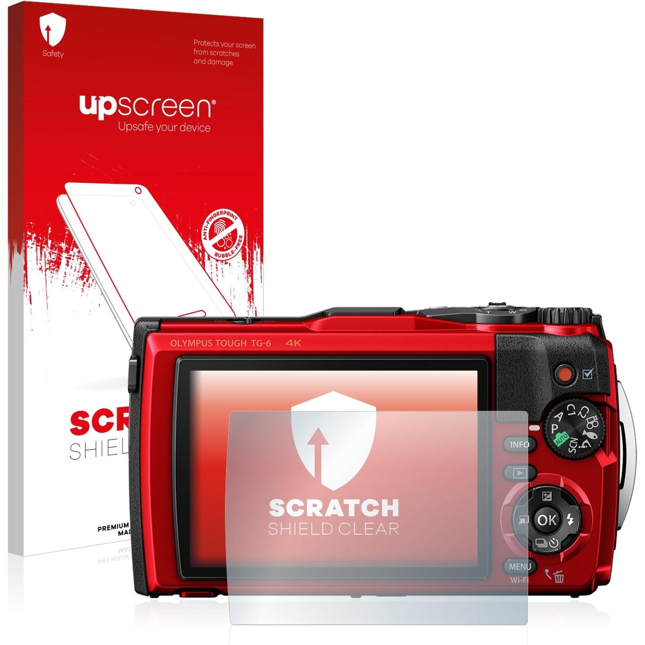 upscreen Scratch Shield Displayschutz (Displayschutz, Tough TG-6), Kameraschutz, Transparent