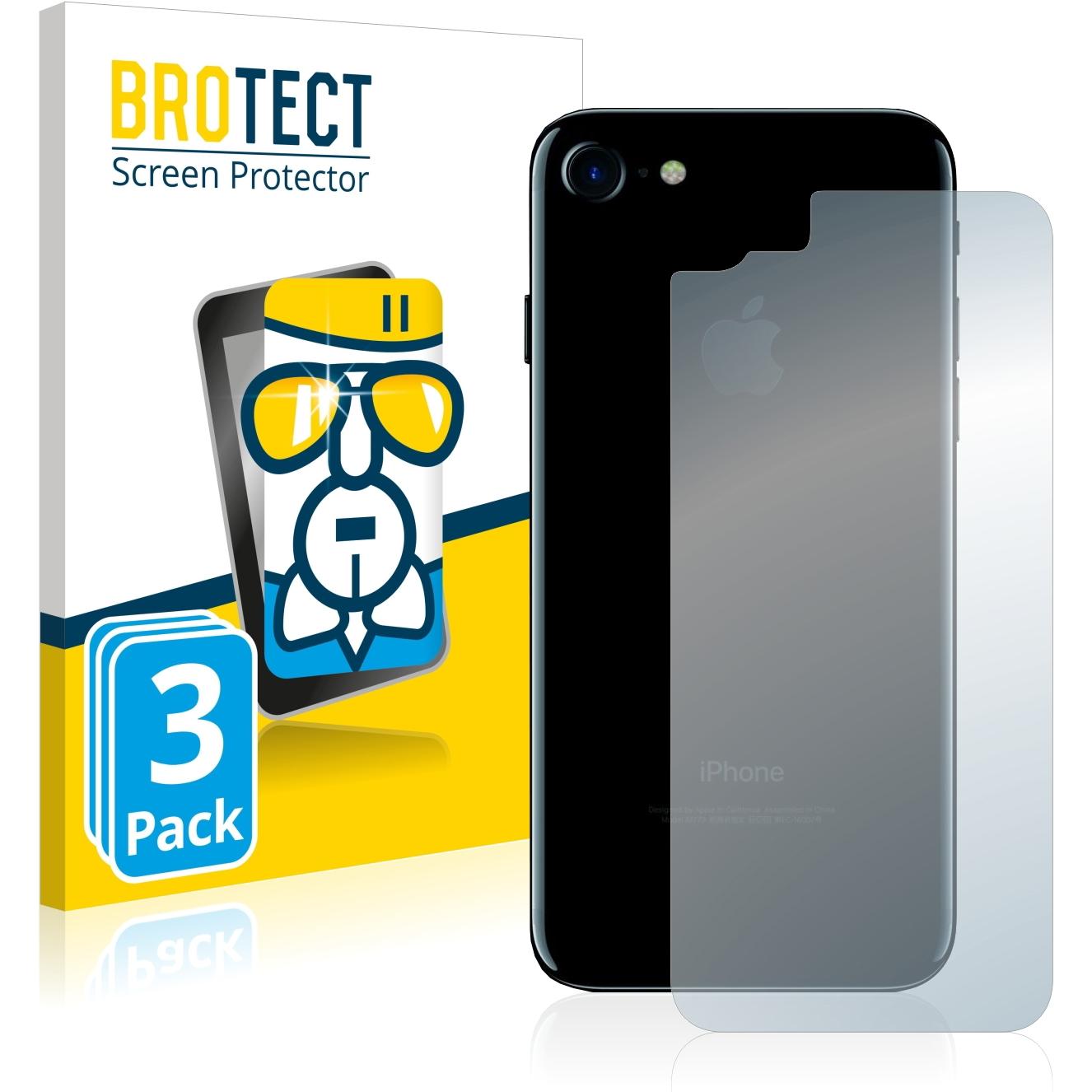 Thumbnail - BROTECT AirGlass Panzerglasfolie (3 Stück, Apple iPhone 7), Smartphone Schutzfolie, Transparent