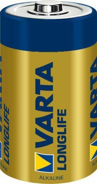 Productafbeelding Varta 4120 - Wegwerpbatterij - D - Alkaline - 1,5 V - 4 stuk(s) - Blauw - Geel (4 Pcs., D, 15800 mAh)