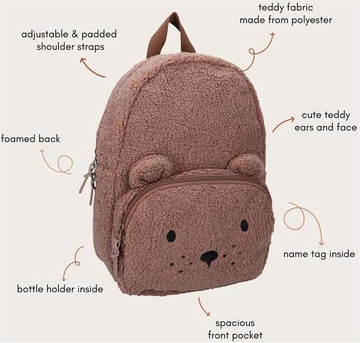 Image du produit Kidzroom Rucksack Comfort Friends – Braun