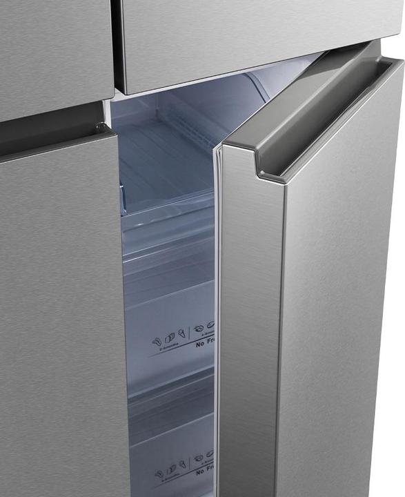 Actual product image Hisense RQ563N4SI2 Side-by-Side fridge-freezer Freestanding F Stainless steel (454 l)