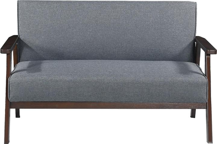 Produktbild En.Casa 2-Sitzer Polstersofa Kinda 121x69x75 cm Grau (2-Sitzer)