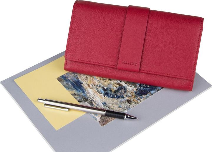 Actual product image Maître Purse LH14FZ cherry red Diedburg