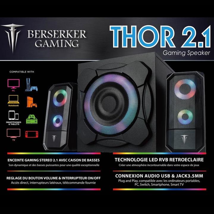 Actual product image Berserker Gaming Thor 2.1