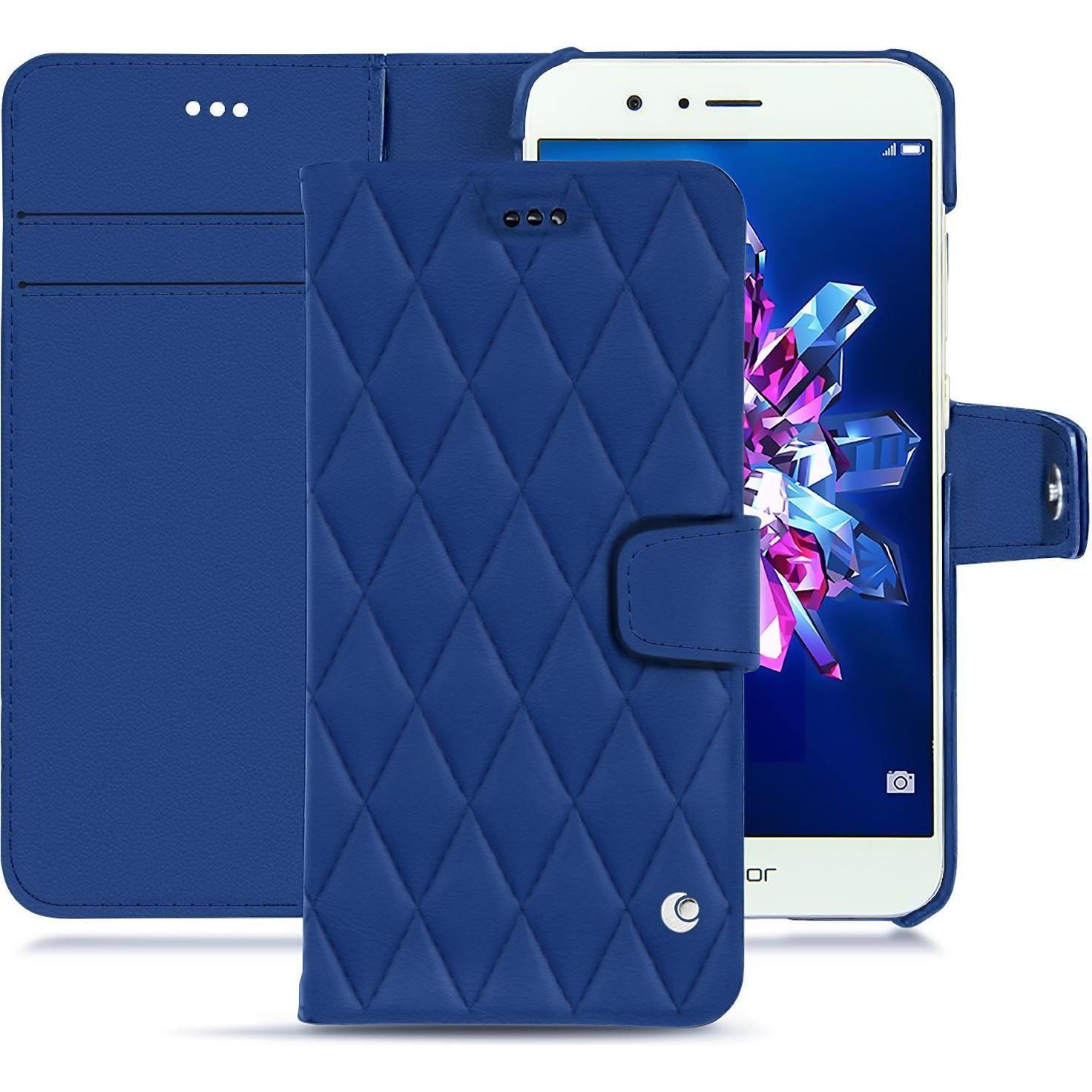 Noreve Lederschutzhülle Wallet (Honor 8 Pro), Smartphone Hülle, Blau