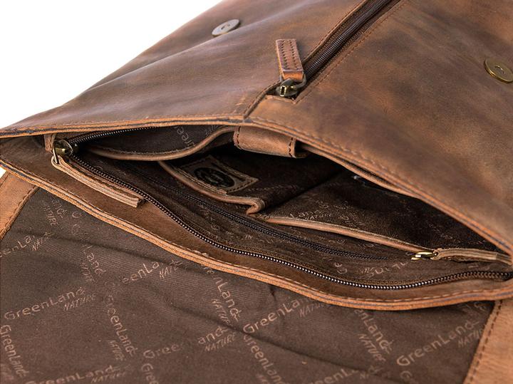 Immagine prodotto Greenland Nature Montenegro borsa a tracolla in pelle 30 cm