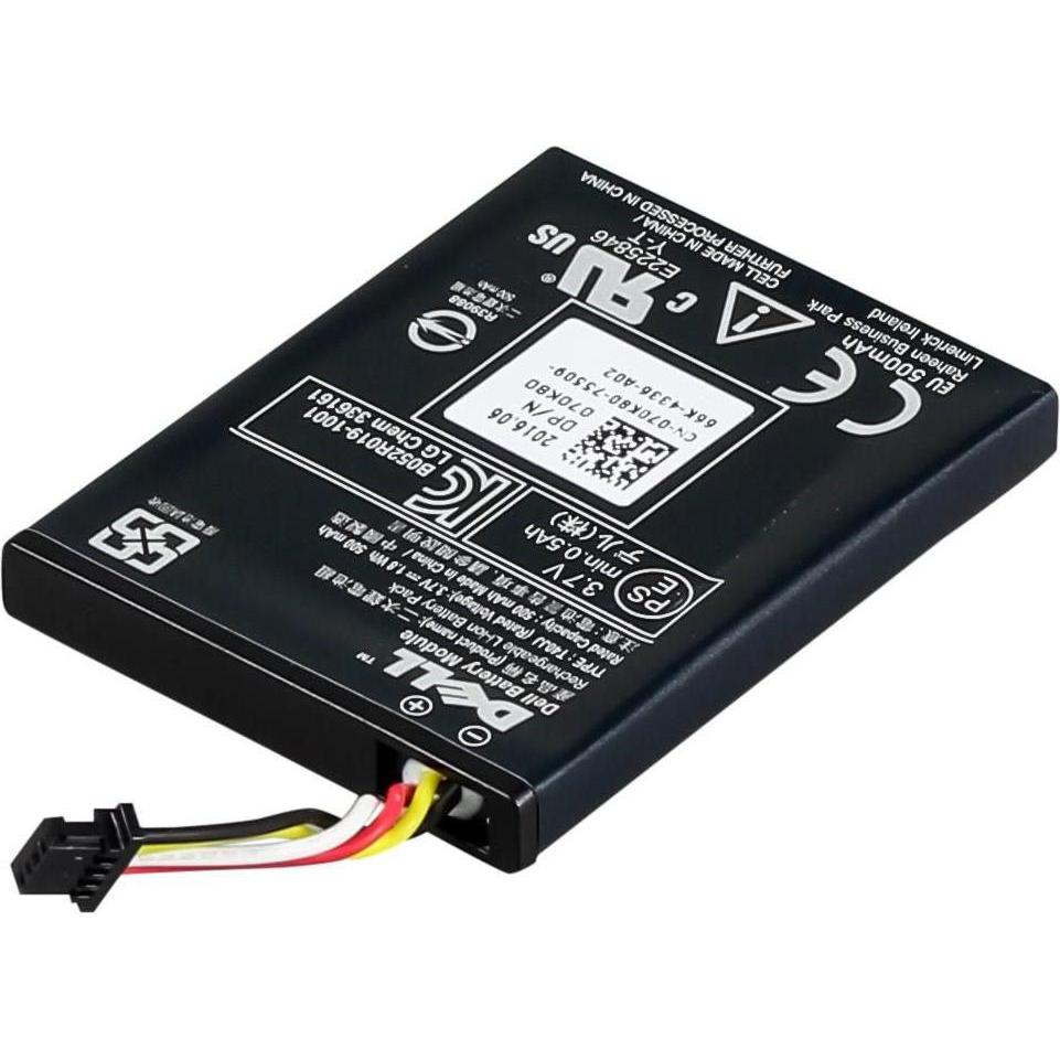 Dell Primary Battery (1 Zellen, 500 mAh), Notebook Akku, Schwarz