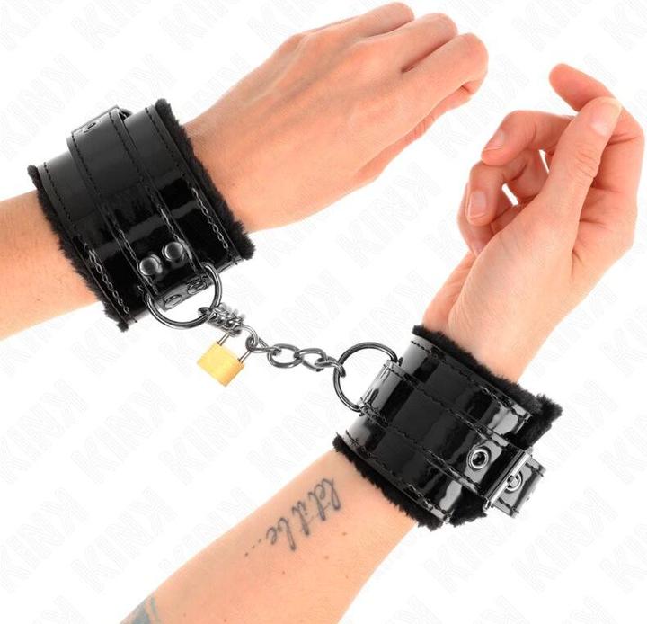 Produktbild Kink Leichte Handgelenksfesseln Mit Kupferschloss, Verstellbar 17-29 cm X 5,5 cm