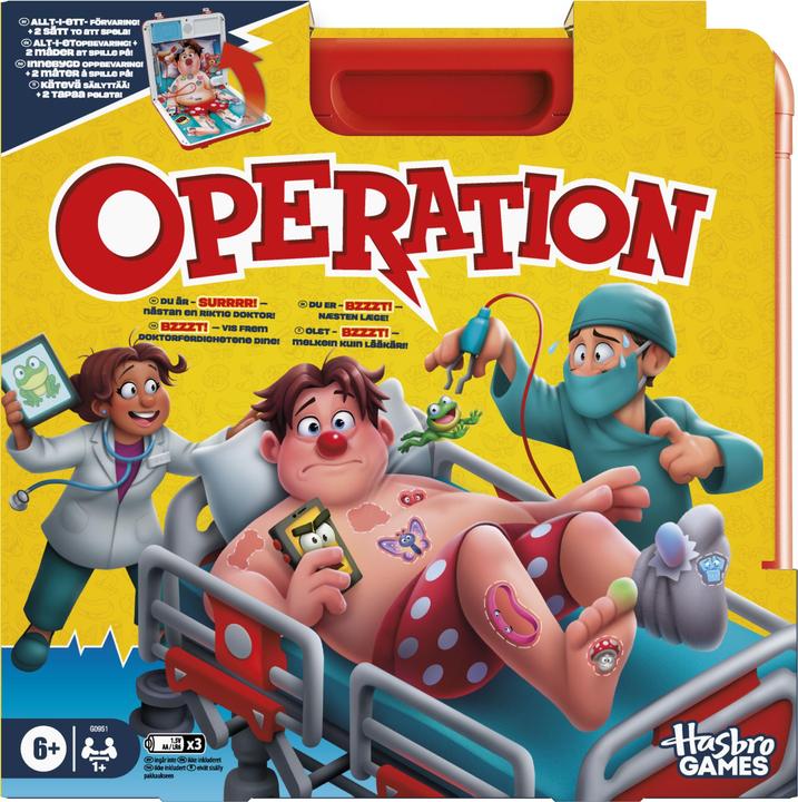 Actual product image Hasbro Operation (German, 2 - 4 Players)