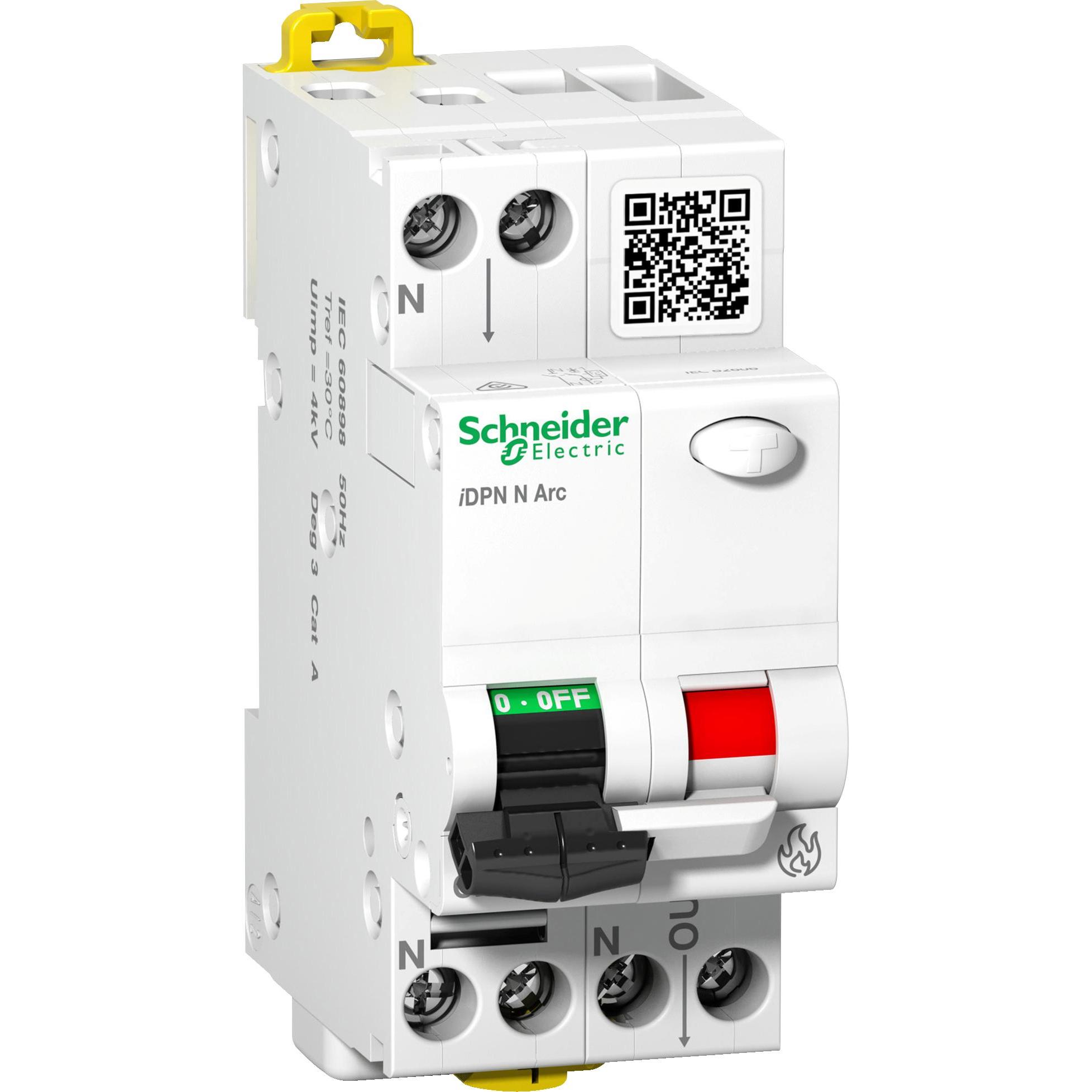 8x Schneider Electric, Schutzschalter, Brandschutzschalter