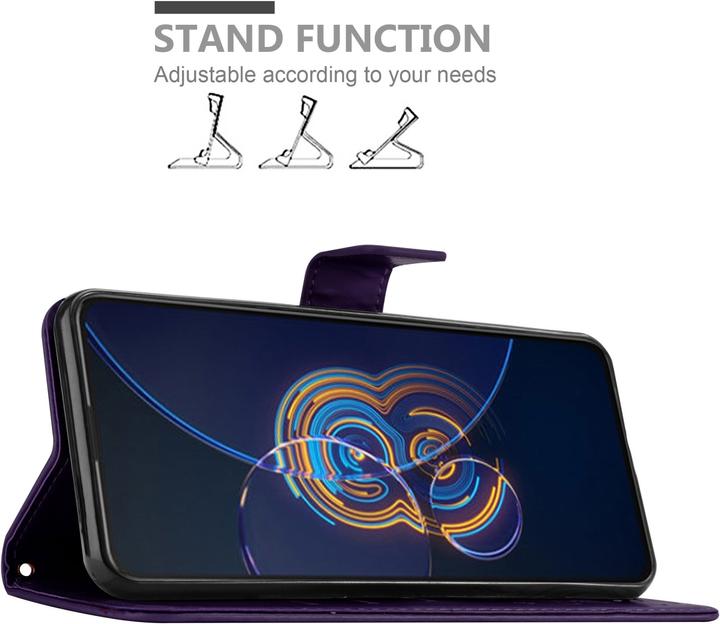Image du produit Cadorabo Housse Flower Book (Asus Zenfone 8 Flip)