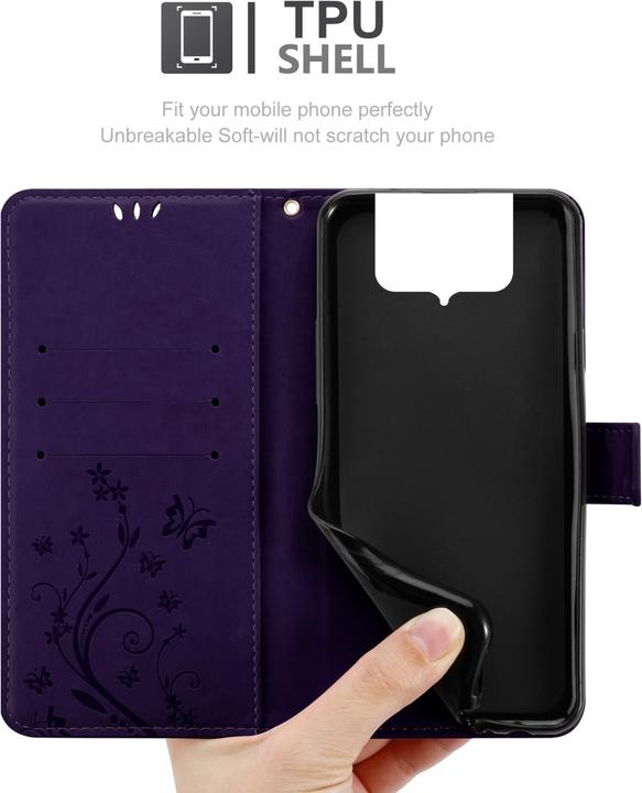 Image du produit Cadorabo Housse Flower Book (Asus Zenfone 8 Flip)