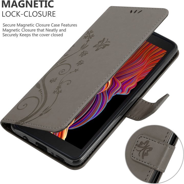 Actual product image Cadorabo Case Flower Book (Samsung Galaxy Xcover 5)