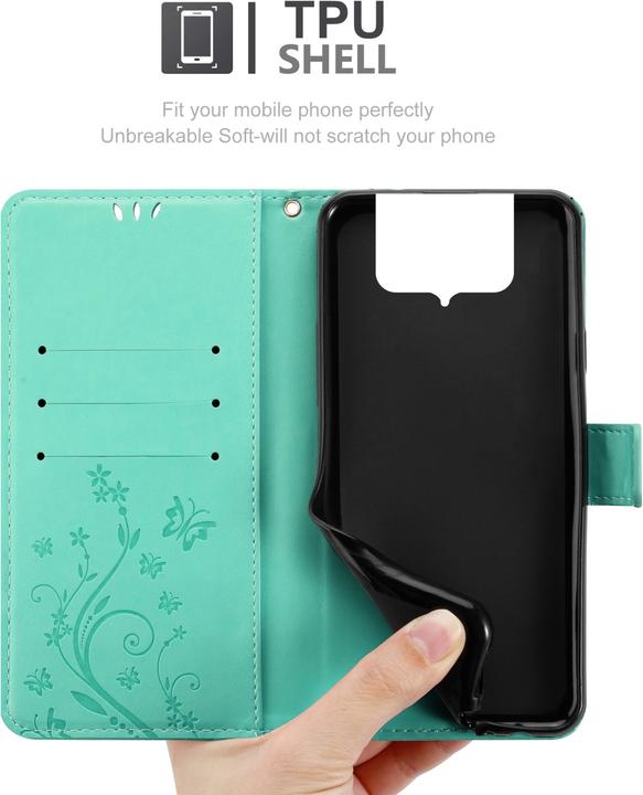 Produktbild Cadorabo Flower Book Hülle (Asus Zenfone 8 Flip)