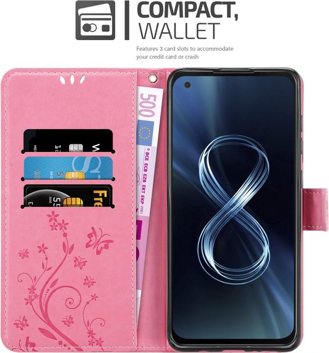 Immagine prodotto Cadorabo Custodia Flower Book (Asus Zenfone 8)