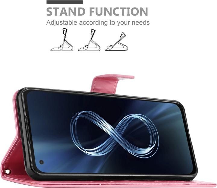 Immagine prodotto Cadorabo Custodia Flower Book (Asus Zenfone 8)