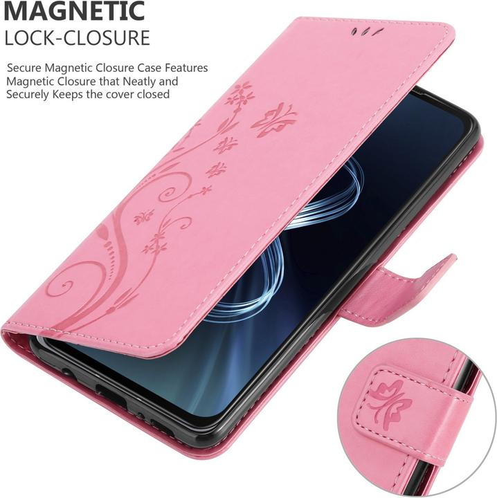 Immagine prodotto Cadorabo Custodia Flower Book (Asus Zenfone 8)