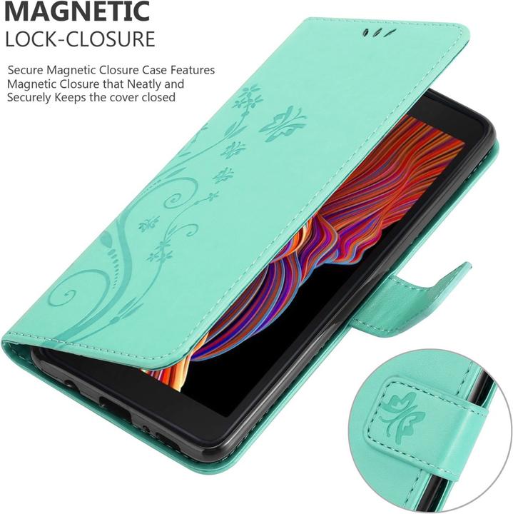 Produktbild Cadorabo Flower Book Hülle (Samsung Galaxy Xcover 5)